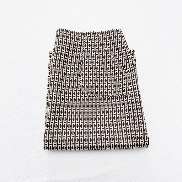 J. Crew Patterned Pencil Skirt Plaid SZ6 - Picture 6 of 7